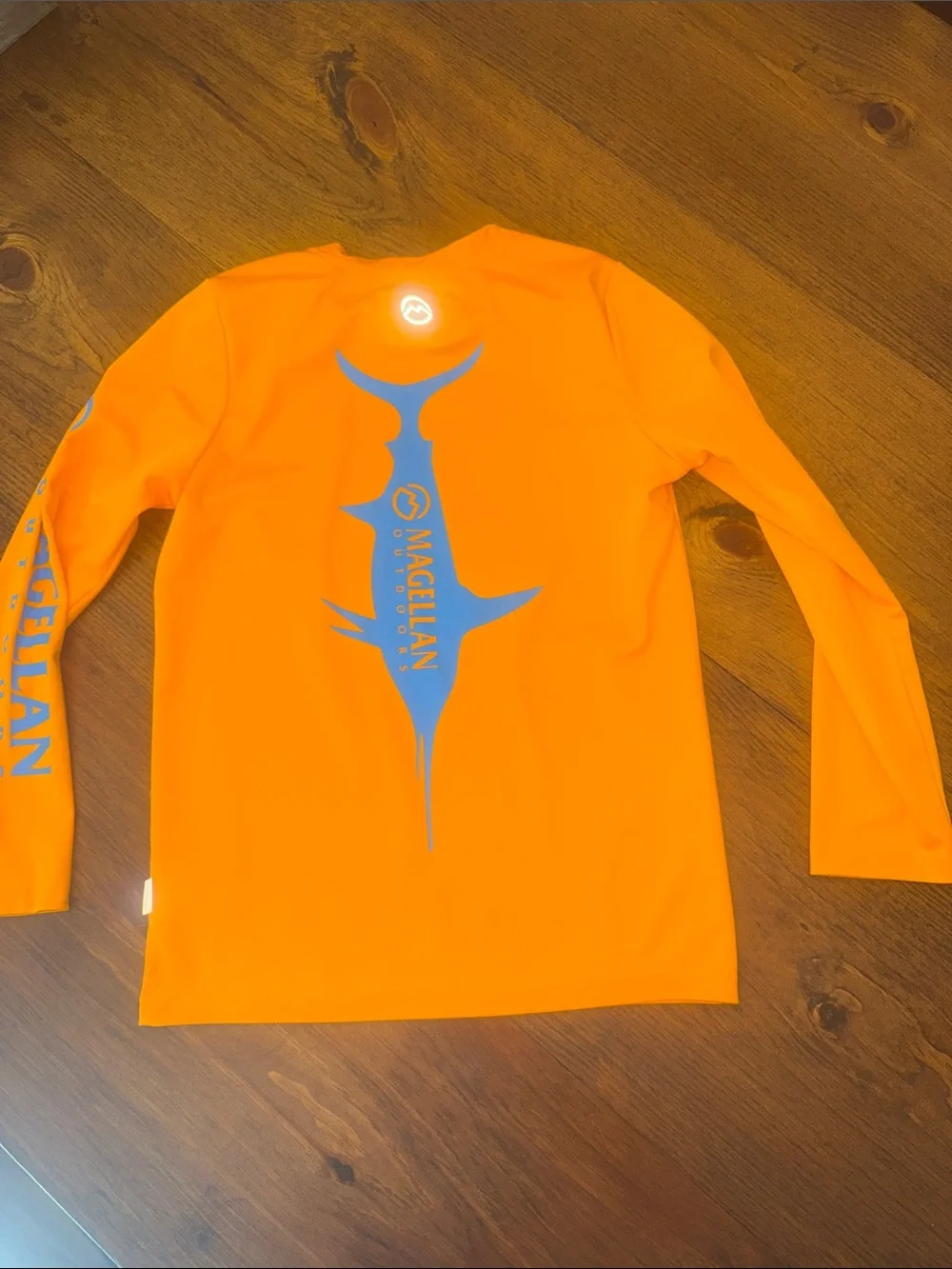 Magellan Outdoors kids  Performance Fish Gear Shirt - Bright Orange